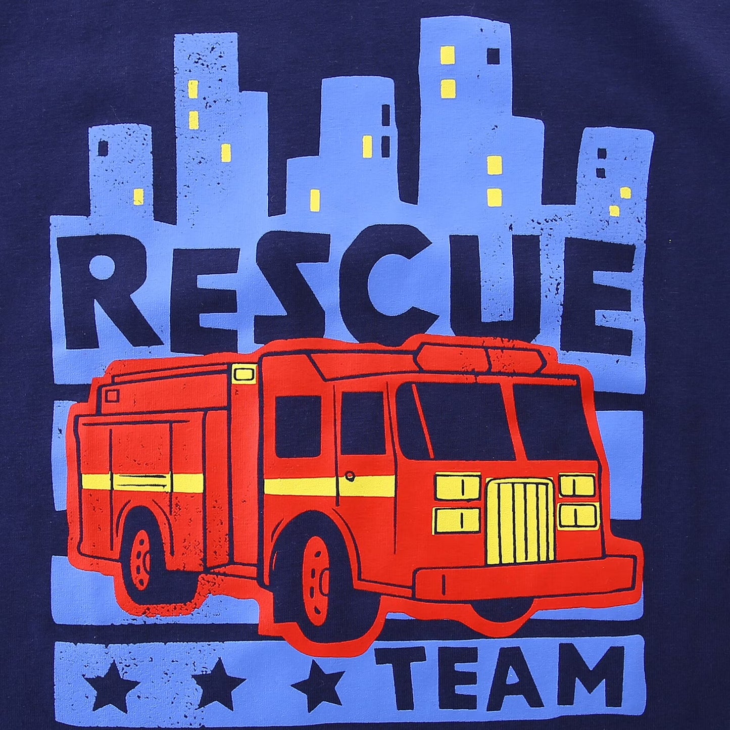 HILEELANG 2-7T Toddler Little Boys 3-Pack T-Shirts Dinosaur Fire Truck Space Rocket Graphic 100% Cotton Short Sleeve Summer Tees Blue Gray Teal