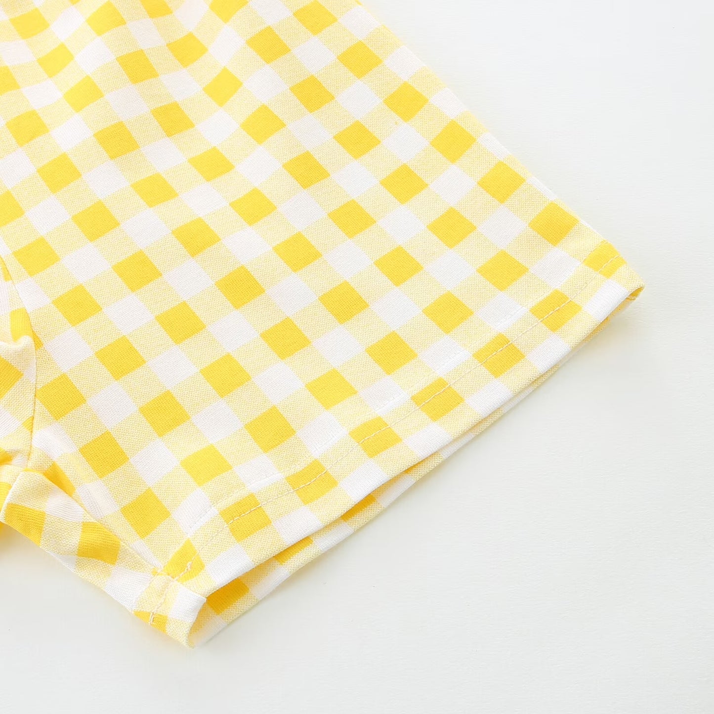 HILEELANG Toddler Girl Summer Short Clothes Sets Outfits Cotton Pink Lemon Tee Shirts Shorts Playwear 2T