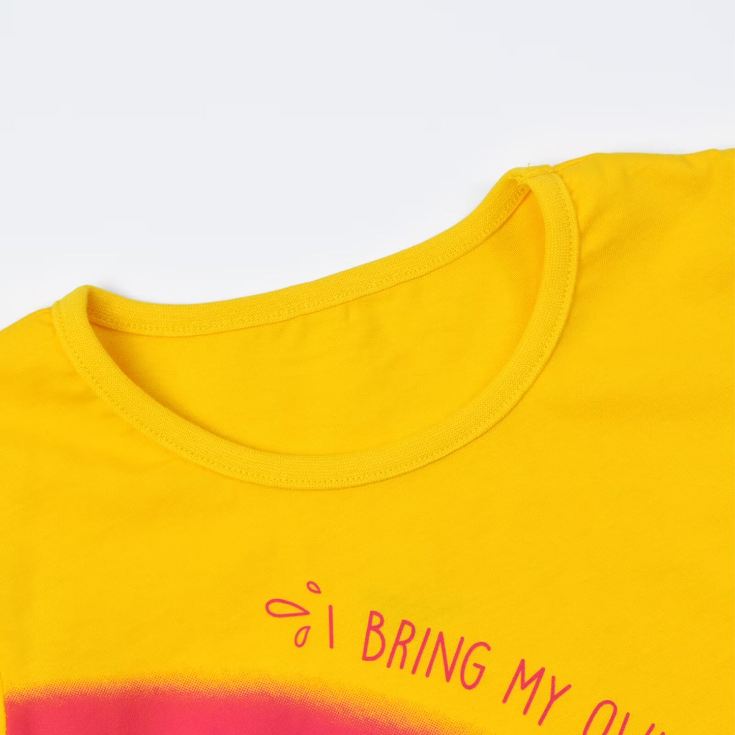 HILEELANG Toddler Girl Summer Short Outfits Cotton CrewNeck Yellow Animals Short Sleeve Playwear 2PC Sets 2T