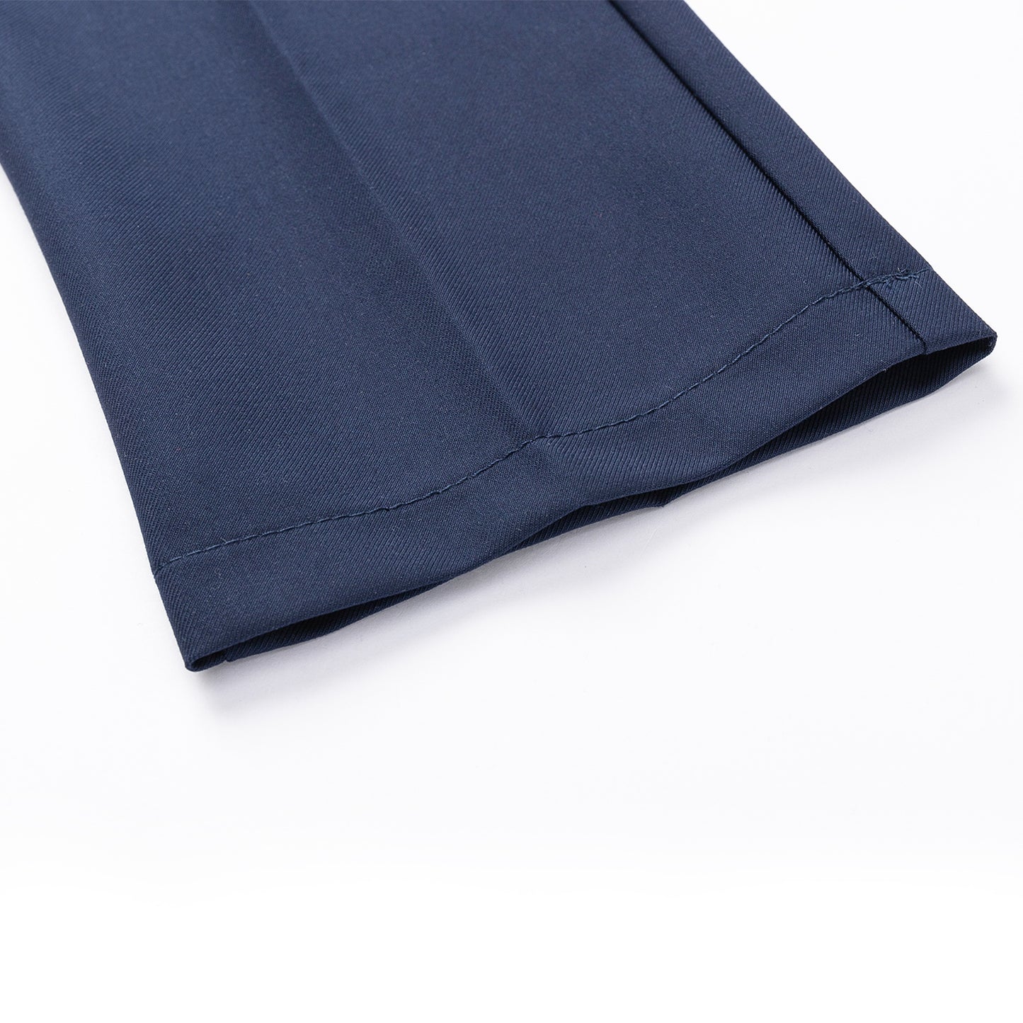 HILEELANG 1PC Little Boys Girls School Uniform Pants Navy Blue Kids Wrinkle-Free Dress Slacks Elastic Back Waist Classic Fit Pull-On Trousers for Students