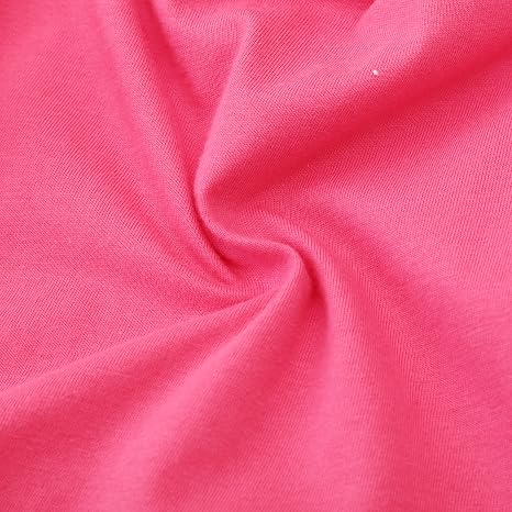 HILEELANG Girls Cotton Tiered Dress Flutter Ruffle Sleeve Summer Swing Sundress Birthday Party Casual Outfit Colorblock