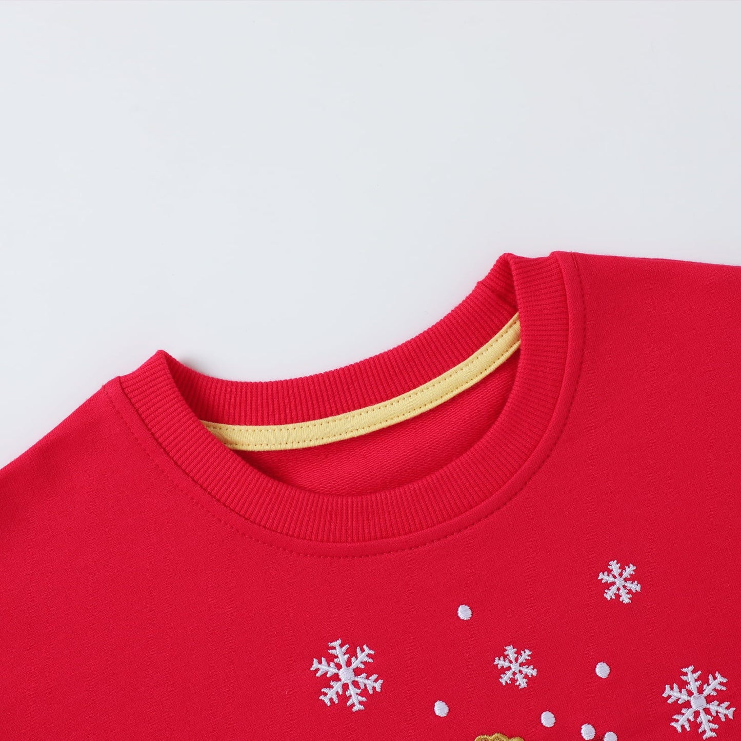 HILEELANG Toddler Girl Christmas Sweatshirts Red Unicorn Graphic Cotton Crewneck Pullover Tops Sweater Shirts