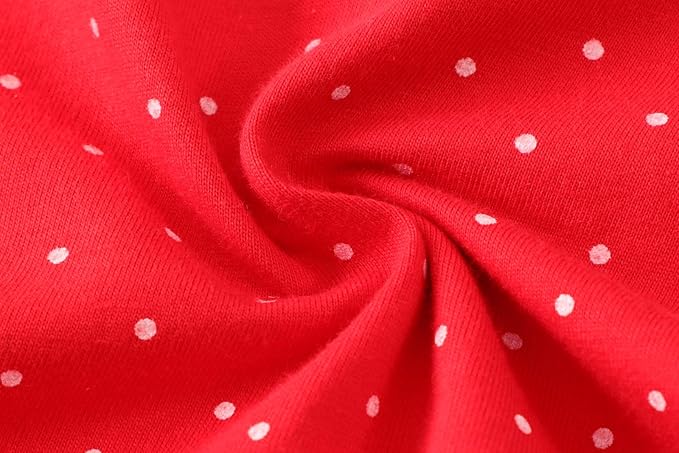 HILEELANG Toddler Girl Christmas Dress Long Sleeve Fall Winter Cotton Casual BasicTunic Shirt Dresses