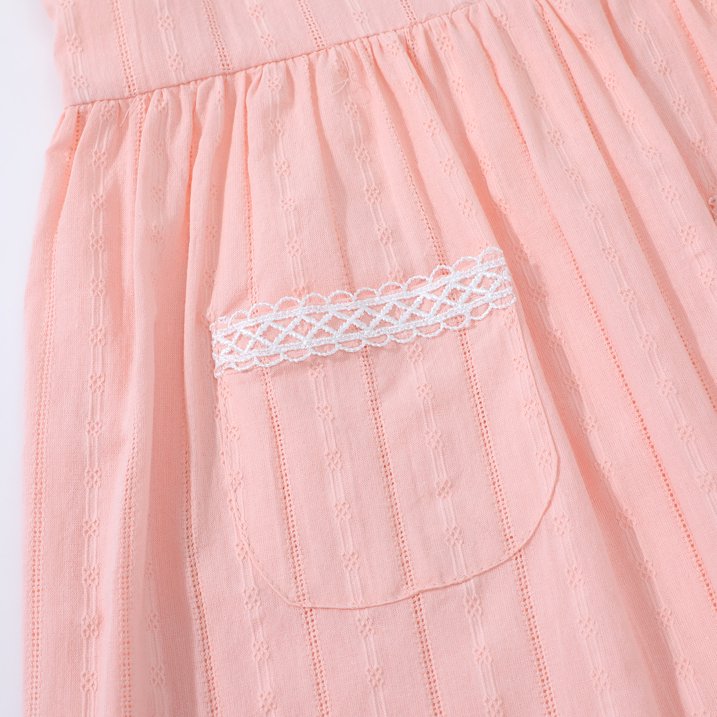 HILEELANG Toddler Little Girls 2 Pack Summer Dresses, Sleeveless Peter Pan Collar Sundress Set with Pockets