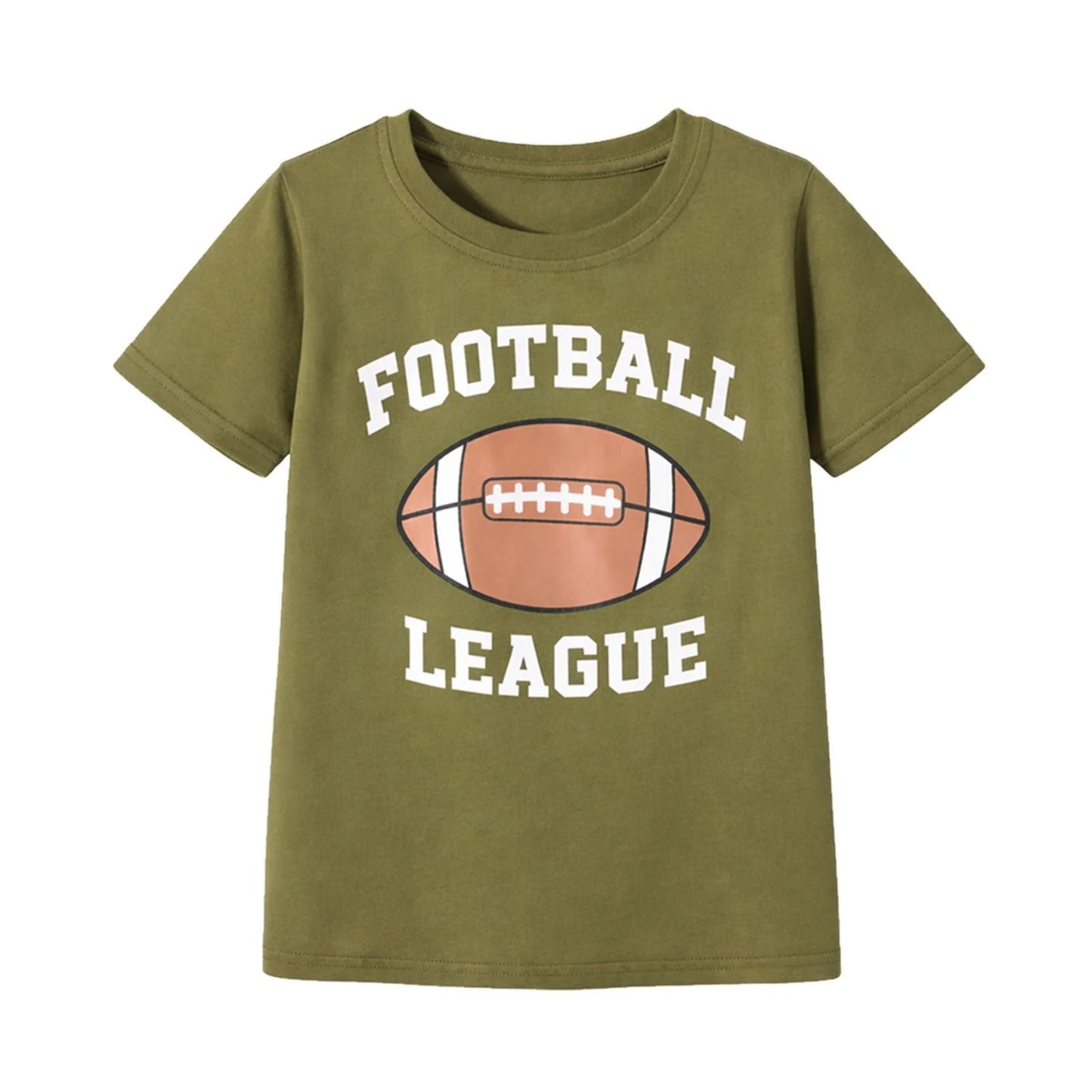 HILEELANG 4-13 Little Boys Red Navy Gray 100% Cotton Sports Graphic 3-Pack Short Sleeve T Shirt Summer Tops