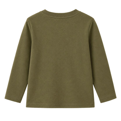 HILEELANG Boys Long Sleeve Shirts 3 Pack Cotton Tees Adventure Mix