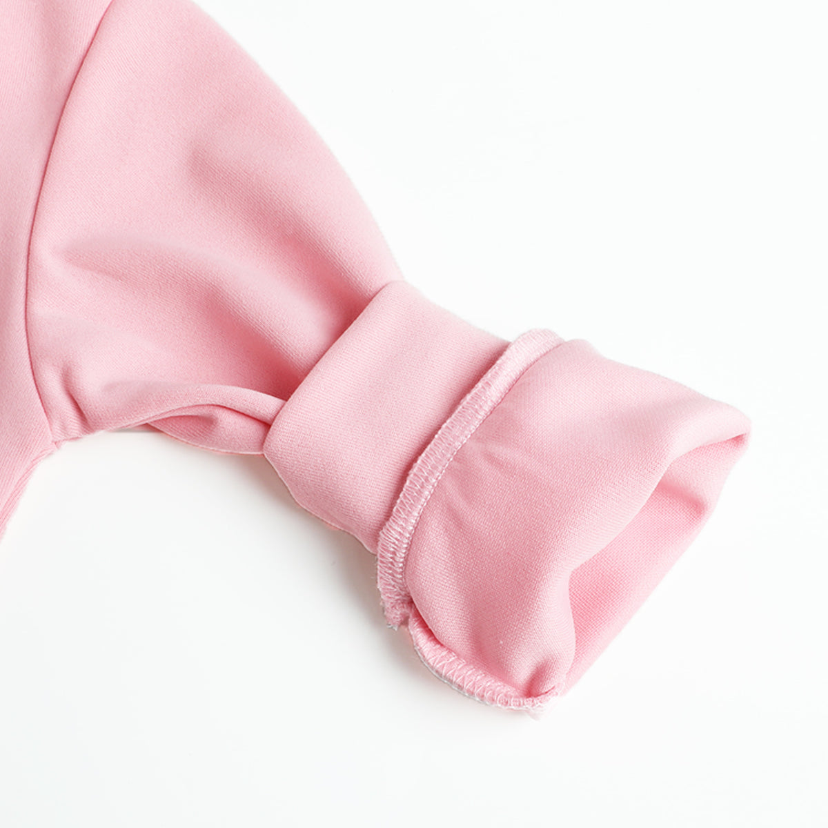 HILEELANG Girls 2-Piece Outfit Set, Bow Embroidered Sweatshirt and Flare Pants with Scalloped Trim, Pink, Ages 3Y