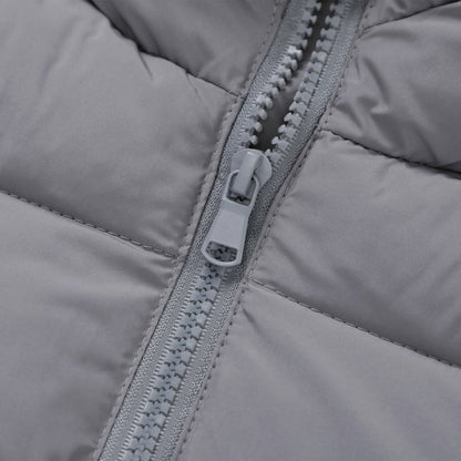 HILEELANG Toddler Boy Winter Puffer Jackets Coats Grey Hooded Light Weight Warm Padded Outerwear