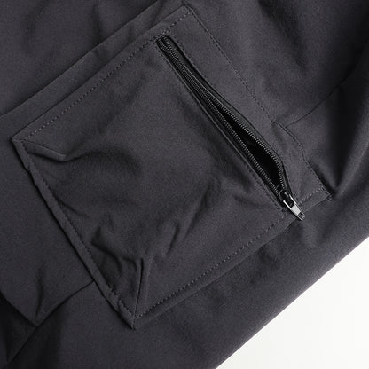 HILEELANG Charcoal Kids Zip Pocket Cargo Sweatpants Jogger Pants, Single Piece