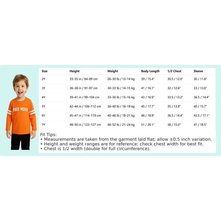 HILEELANG Toddler Boys Long Sleeve T-Shirts (18M–7Y) 4-Pack-Grey/Blue/Yellow/White, Cotton Top Tees
