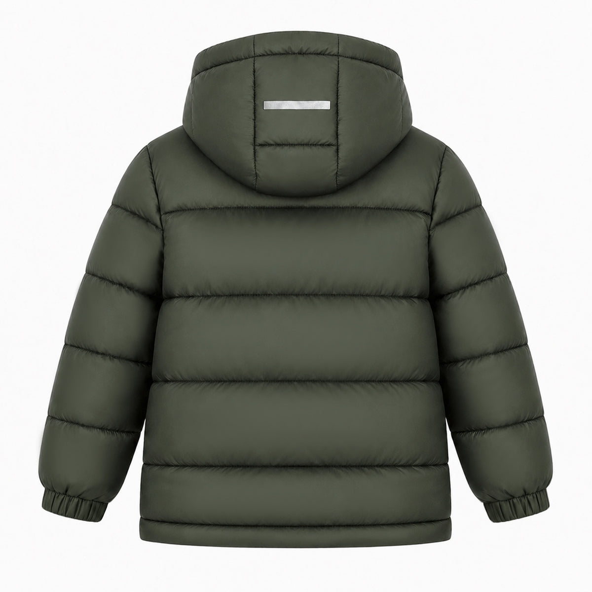 HILEELANG Kids Hooded Lightweight Puffer Jacket, ILEELANG Boys Girls Warm Quilted Winter Coat Army Green