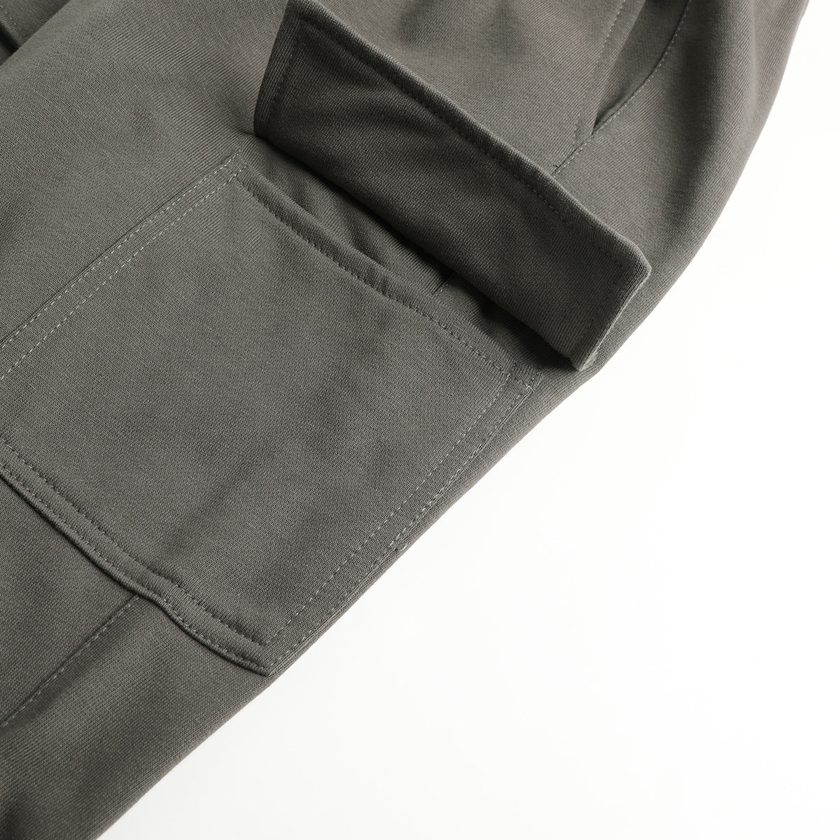 HILEELANG Big Boys Girls Dark Gray Wide Leg Cargo Sweatpants Fleece Pants