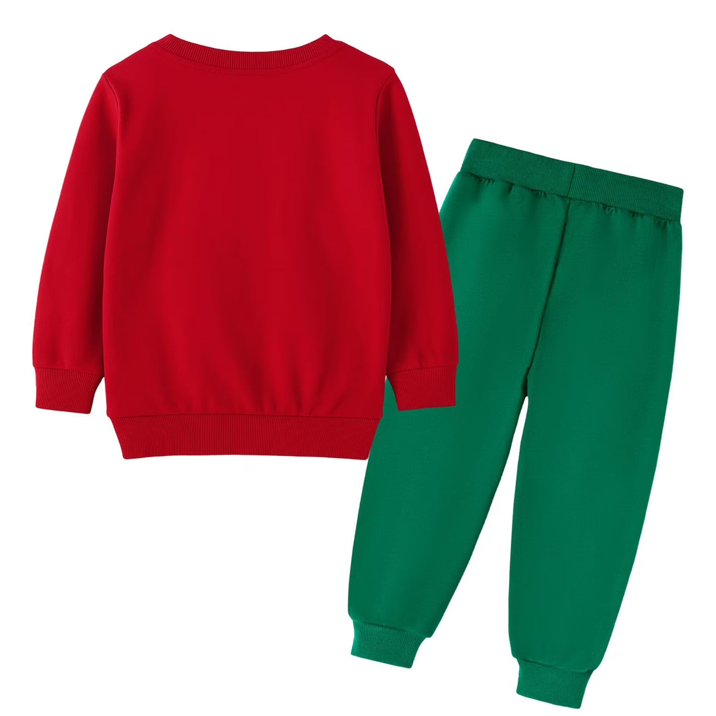 HILEELANG Toddler Boys Christmas Snowman Embroidery Sweatshirt and Pants Set, 2 Piece Long Sleeve Outfit for Kids, Cotton Fall Winter Clothes