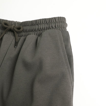 HILEELANG Big Boys Girls Dark Gray Wide Leg Cargo Sweatpants Fleece Pants