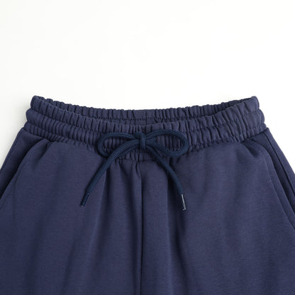 HILEELANG Big Boys Girls Navy Wide Leg Cargo Sweatpants Fleece Pants