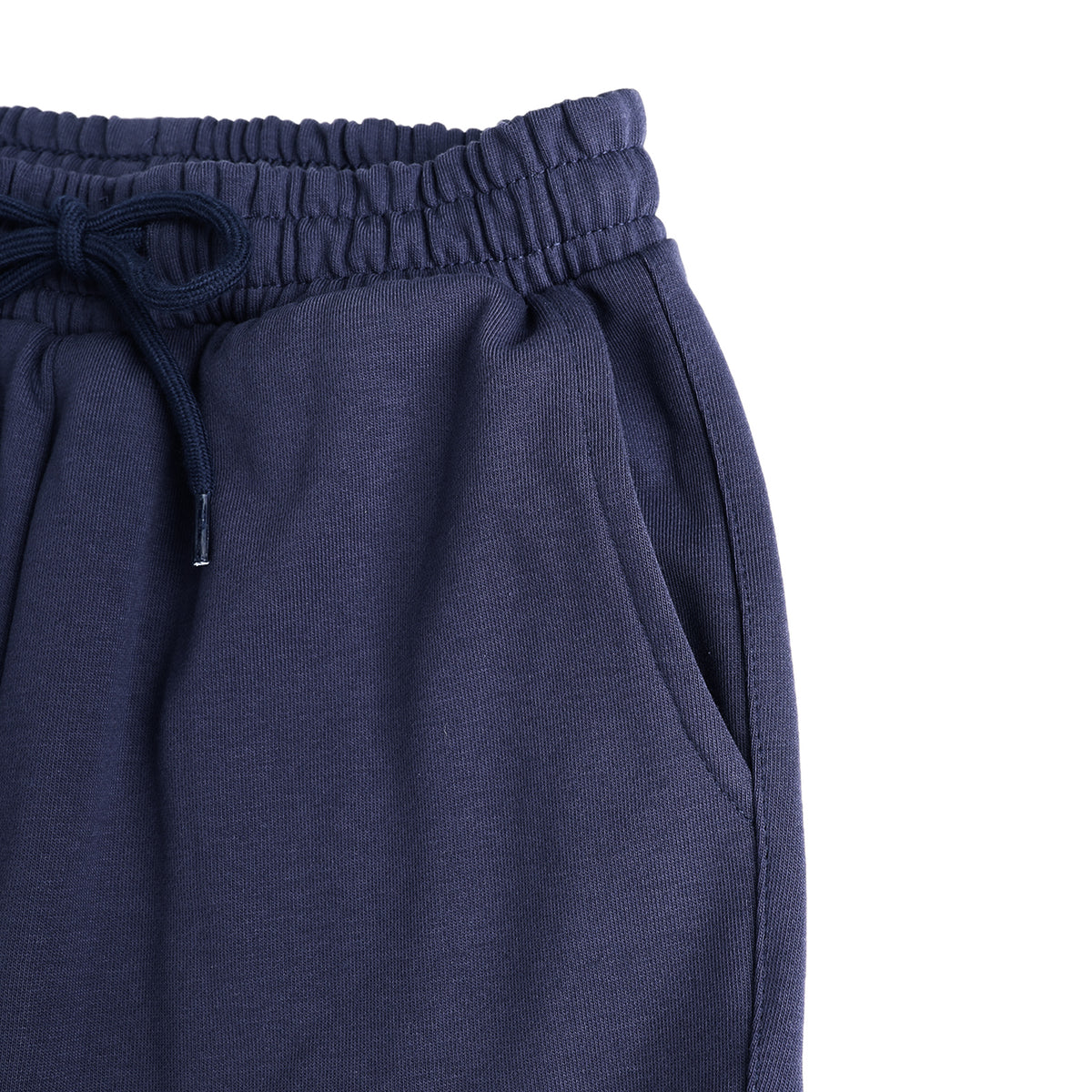 HILEELANG Big Boys Girls Navy Wide Leg Cargo Sweatpants Fleece Pants