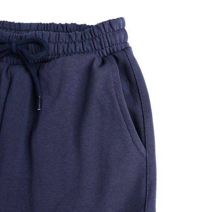 HILEELANG Big Boys Girls Navy Wide Leg Cargo Sweatpants Fleece Pants