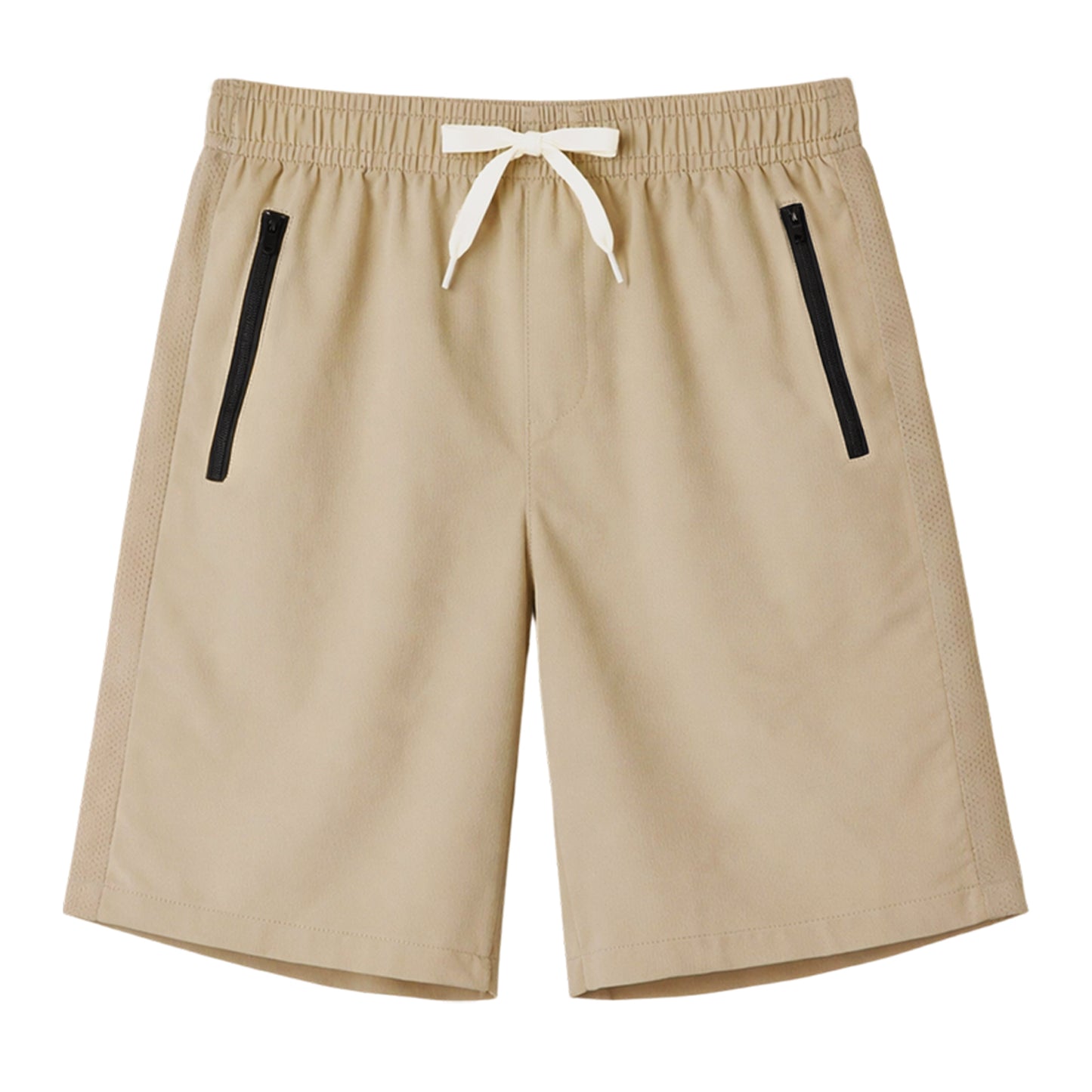HILEELANG 5-15T Boys 2-Pack Quick Dry Athletic Sweat Shorts, Elastic Waist Active Shorts with Zipper Pockets for Kids Youth
