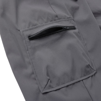 HILEELANG Kids Quick-Dry Cargo Pants Lightweight 4-Way Stretch Outdoor Joggers for Boys & Girls