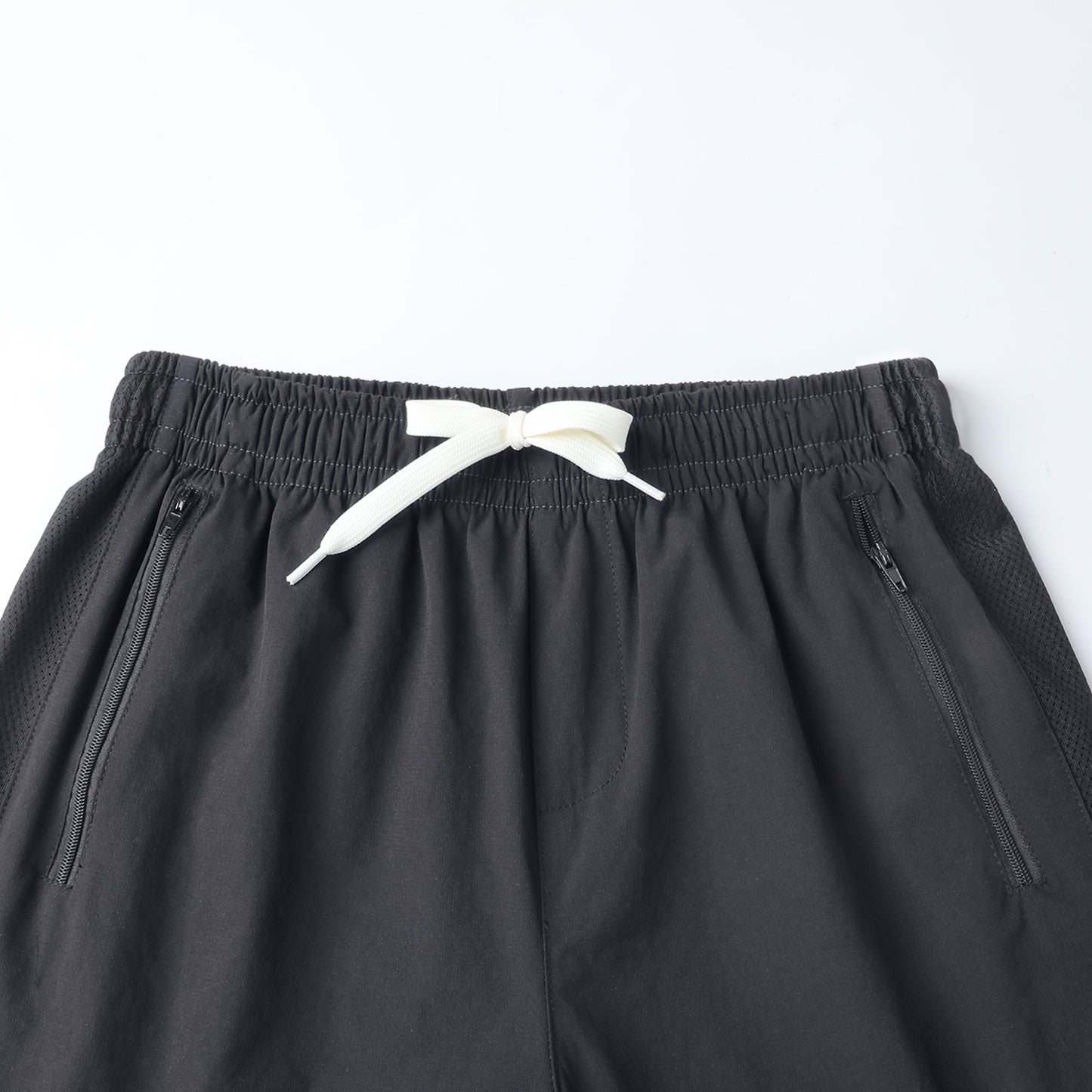 HILEELANG 5-15T Boys 2-Pack Quick Dry Athletic Sweat Shorts, Elastic Waist Active Shorts with Zipper Pockets for Kids Youth
