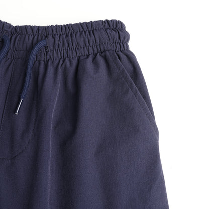 HILEELANG Navy Kids Zip Pocket Cargo Sweatpants Jogger Pants, Single Piece