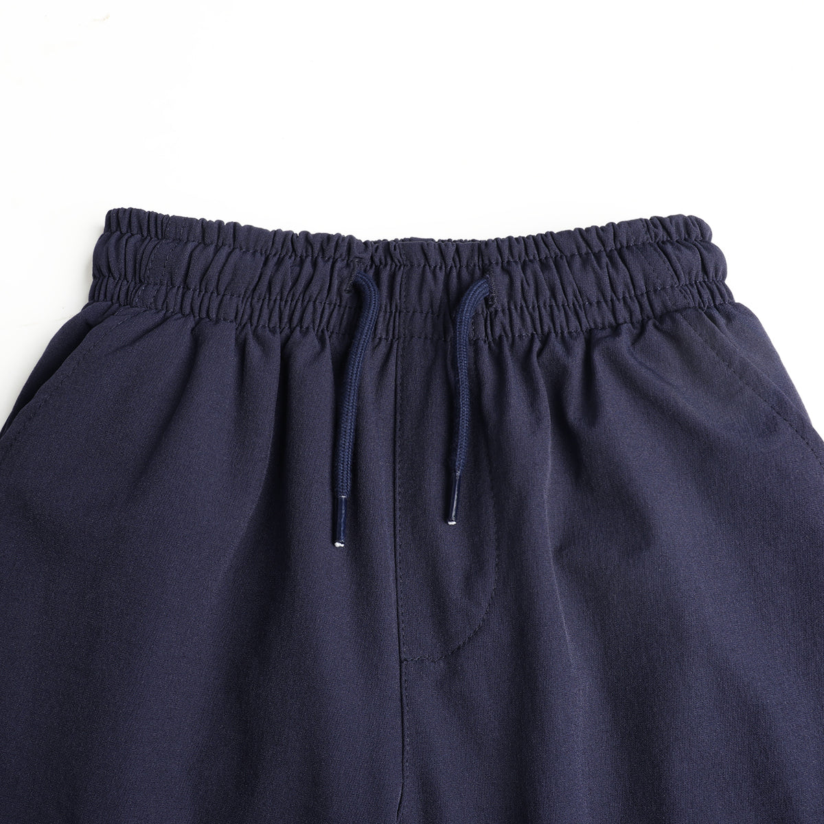 HILEELANG Navy Kids Zip Pocket Cargo Sweatpants Jogger Pants, Single Piece