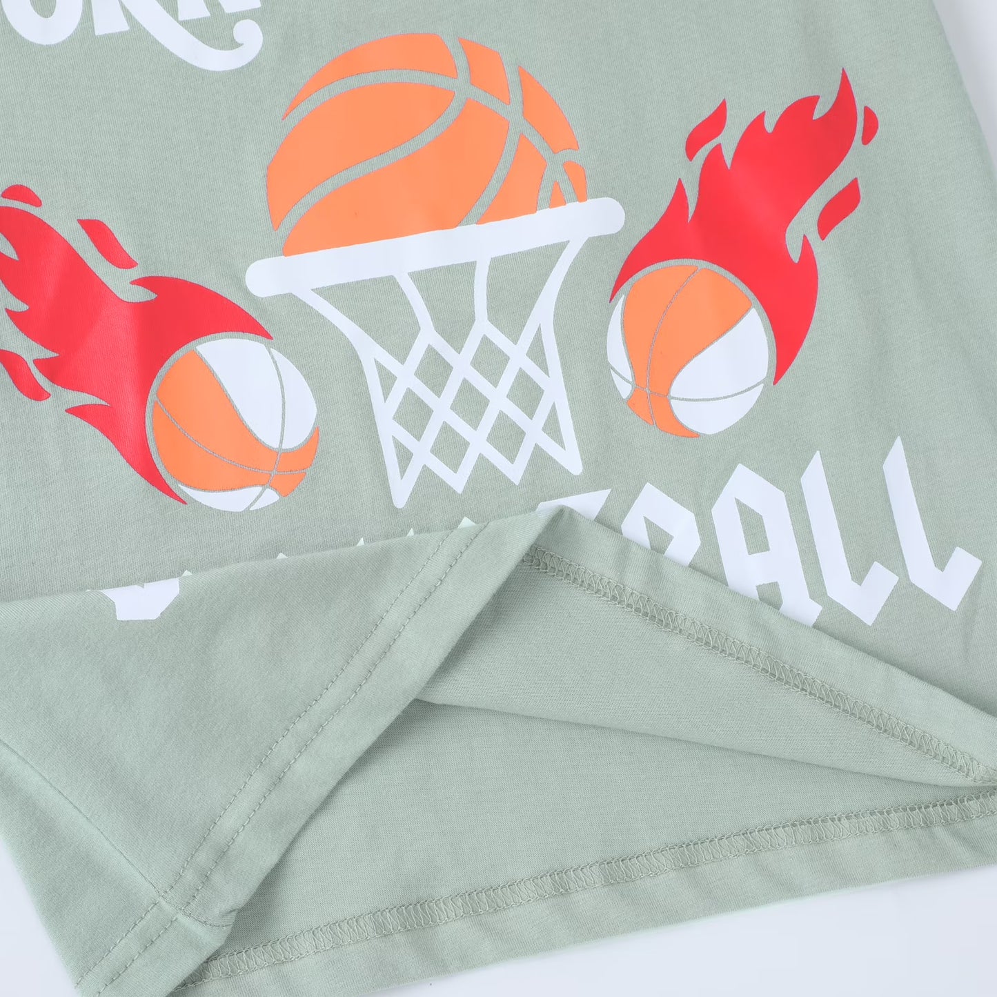 HILEELANG Kids Boys T-Shirts 3 Pack, 100% Cotton Short Sleeve Tees for 6-12Y, Basketball & Soccer Sports Themed Summer Tops for Teen Boys