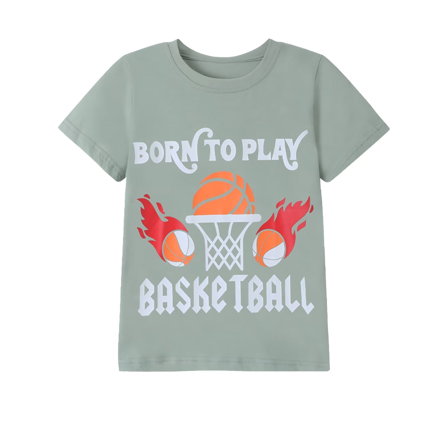 HILEELANG Kids Boys T-Shirts 3 Pack, 100% Cotton Short Sleeve Tees for 6-12Y, Basketball & Soccer Sports Themed Summer Tops for Teen Boys