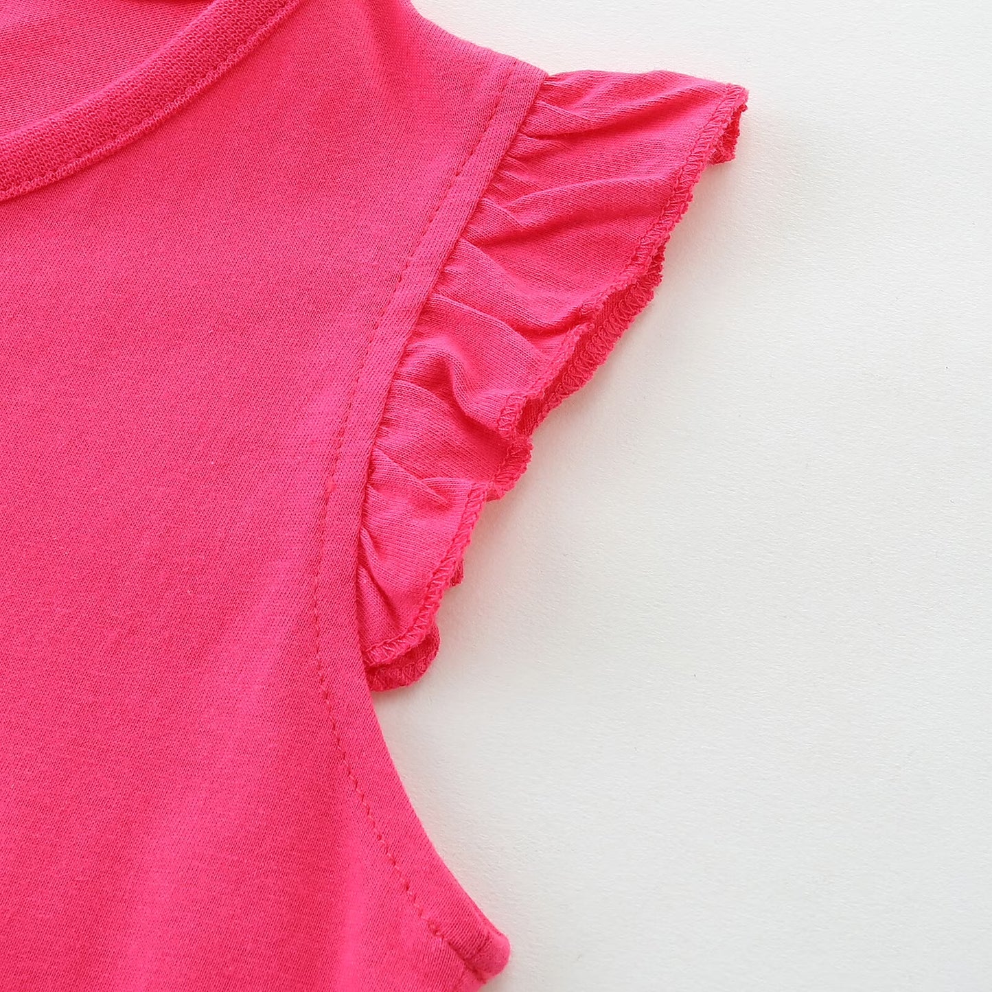 HILEELANG Toddler Girl Summer Short Clothes Sets Outfits Cotton Rose Icecream Tee Shirts Shorts Playwear
