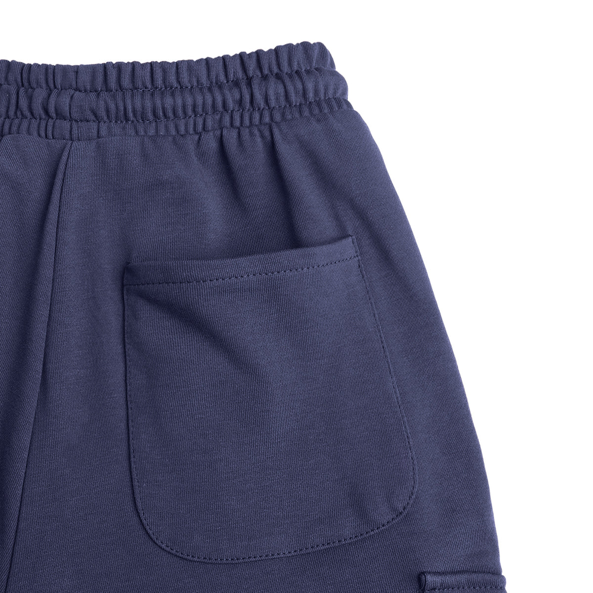 HILEELANG Big Boys Girls Navy Wide Leg Cargo Sweatpants Fleece Pants