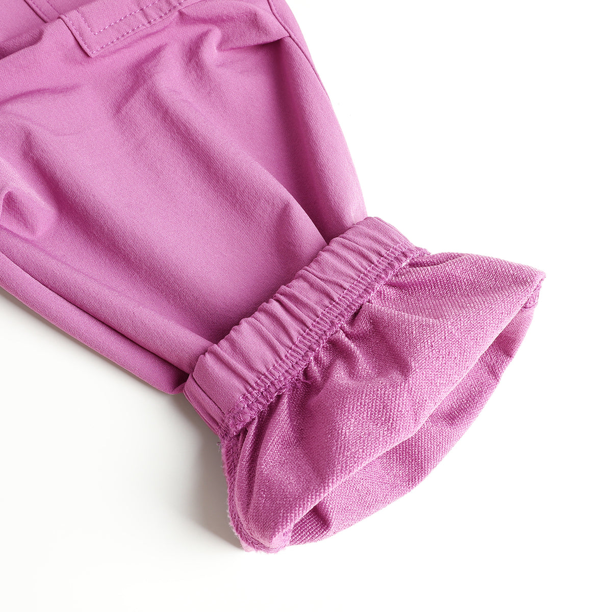 HILEELANG Pink Kids Double Pocket Cargo Sweatpants Jogger Pants, Single Piece