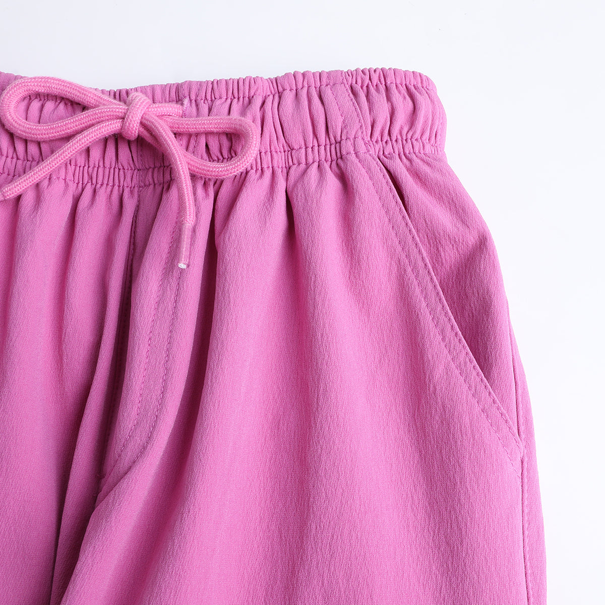 HILEELANG Pink Kids Double Pocket Cargo Sweatpants Jogger Pants, Single Piece