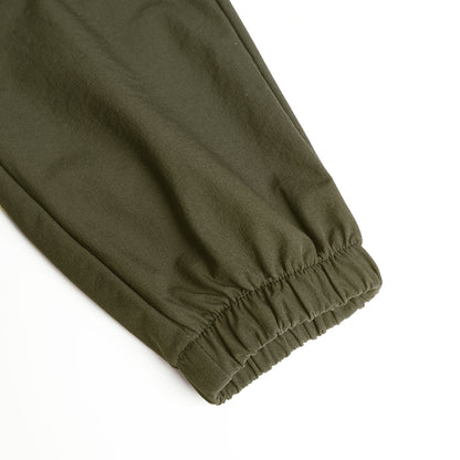 HILEELANG Olive Kids Double Pocket Cargo Sweatpants Jogger Pants, Single Piece