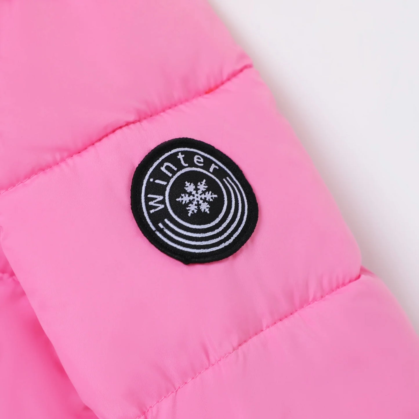 HILEELANG Toddler Girl Winter Puffer Jackets Coats Pink Hooded Light Weight Warm Padded Outerwear