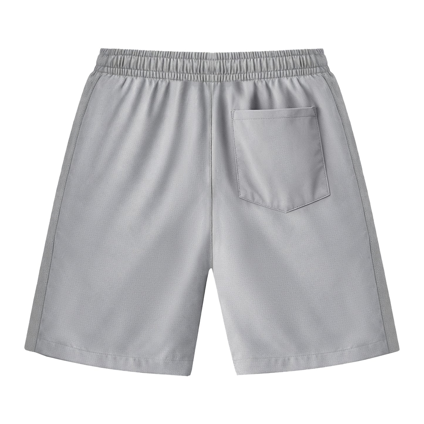 HILEELANG 5-15T Boys 2-Pack Quick Dry Athletic Sweat Shorts, Elastic Waist Active Shorts with Zipper Pockets for Kids Youth