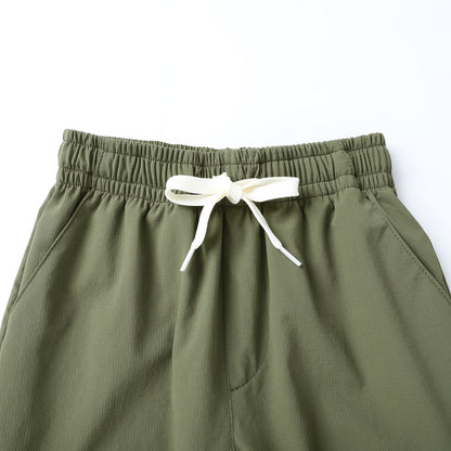 HILEELANG Kids Quick-Dry Cargo Pants Lightweight 4-Way Stretch Outdoor Joggers for Boys & Girls