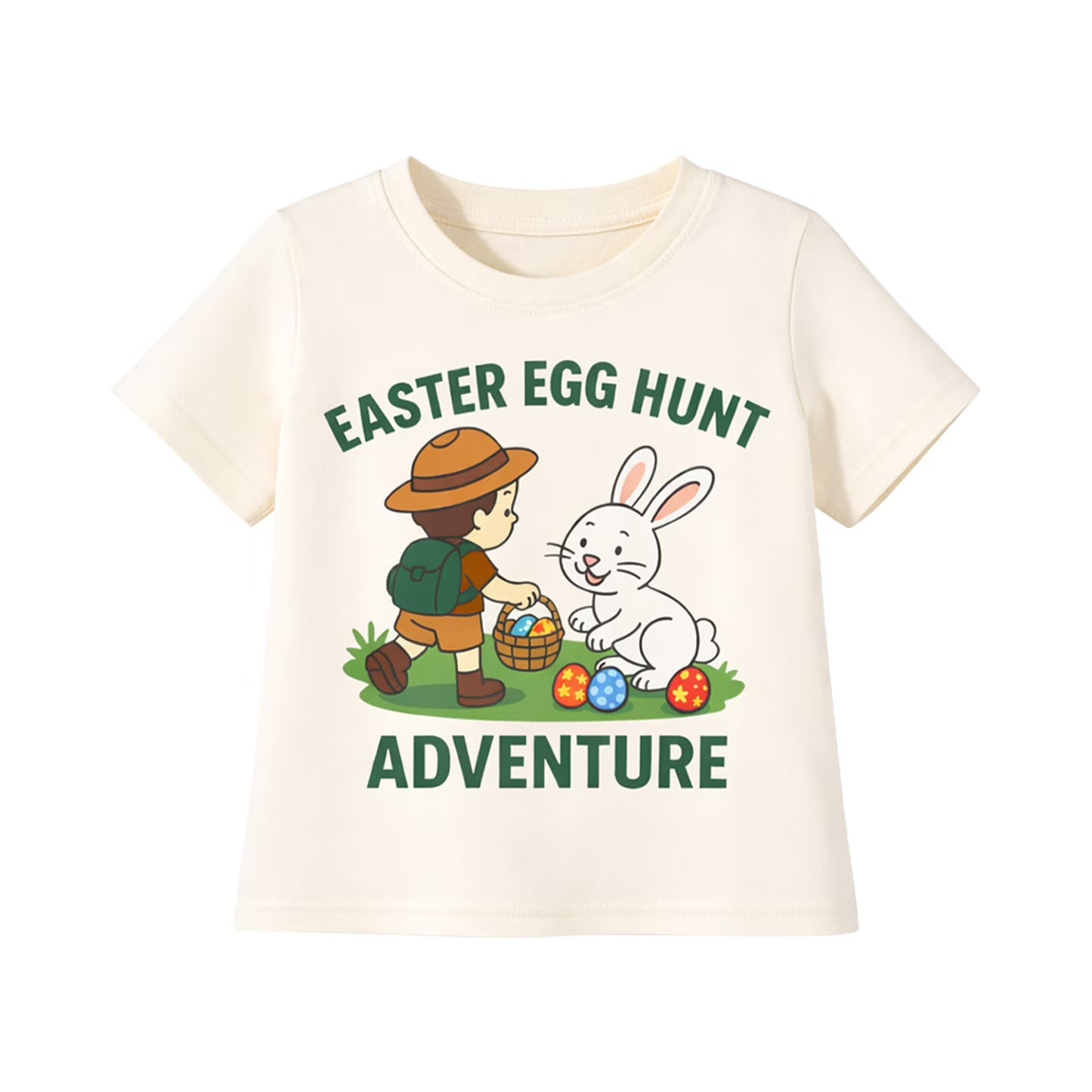 HILEELANG Toddler Boys 100% Cotton Bunny Explorer Short Set