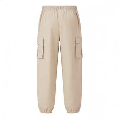 HILEELANG Kids Quick-Dry Cargo Pants Lightweight 4-Way Stretch Outdoor Joggers for Boys & Girls