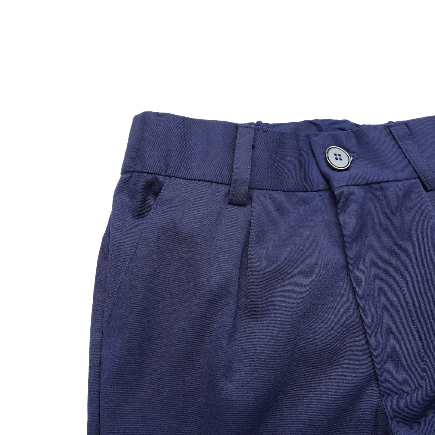 HILEELANG 4-15 Little/Big Boys and girls Chino Pants Straight Leg Button Front Twill School Uniform Everyday Wear Navy 1 Pack