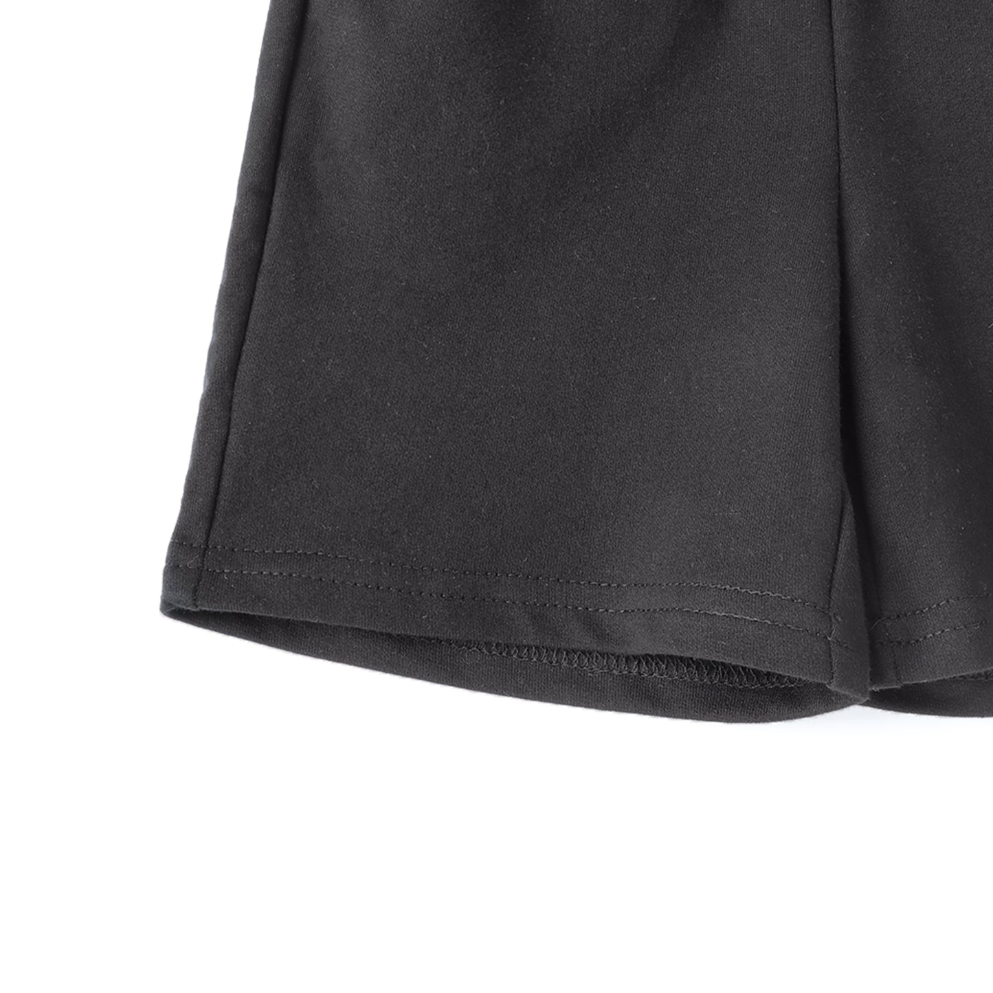 HILEELANG Toddler Boys' Cotton Shorts 3-Pack with Pockets, Grey/Black/Green