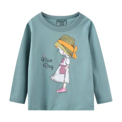 HILEELANG Toddler Girls' Long-Sleeve Tshirts Cotton Jersey Tunic T-Shirts Graphic Winter Casual Crewneck Yellow White Tunic Tops Tee Shirts Sets 3 Pack