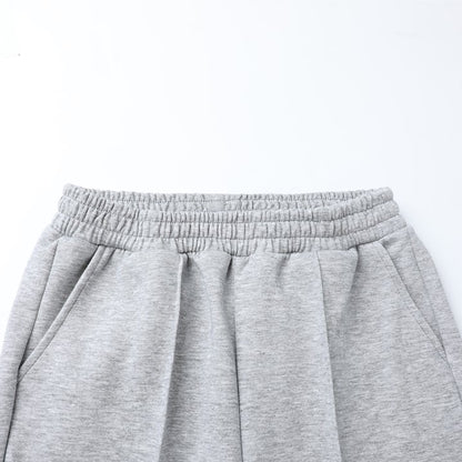 HILEELANG Girls Flare Pants Stretch Pull On Sweatpants Heather Gray