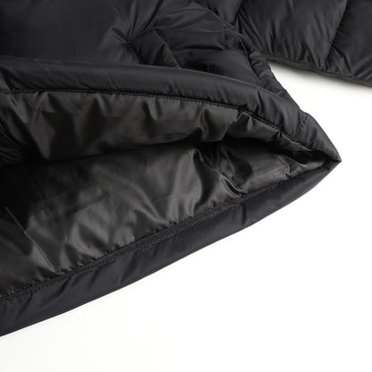 HILEELANG 6-16Y Girls Black Outerwear Coat, Hooded Short Puffer Jacket for Winter