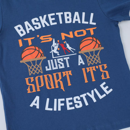 HILEELANG Kids Boys T-Shirts 3 Pack, 100% Cotton Short Sleeve Tees for 6-12Y, Basketball & Soccer Sports Themed Summer Tops for Teen Boys