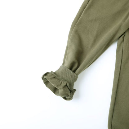 HILEELANG Baby Boys Cotton Jogger Sweatpants 3 Pack, Red Brown Green Soft Elastic Waist Playwear Sport Pants with Pockets