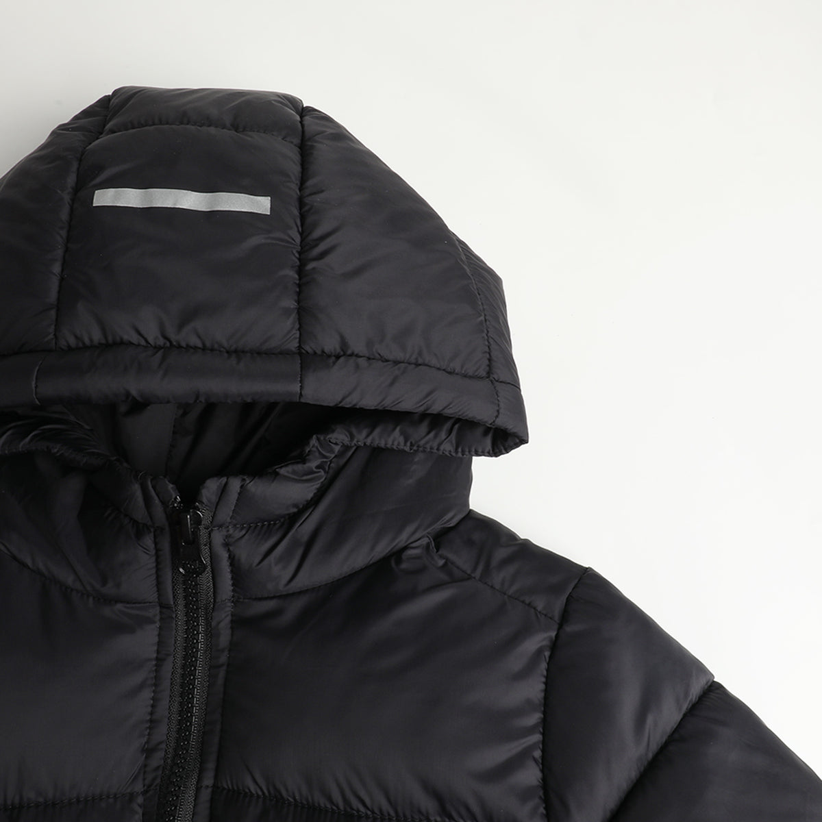 HILEELANG Kids Hooded Lightweight Puffer Jacket, ILEELANG Boys Girls Warm Quilted Winter Coat Dark Gray
