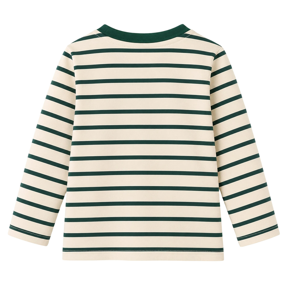 HILEELANG Boys Long Sleeve Shirts 3 Pack Cotton Tee Shirts Forest Mix