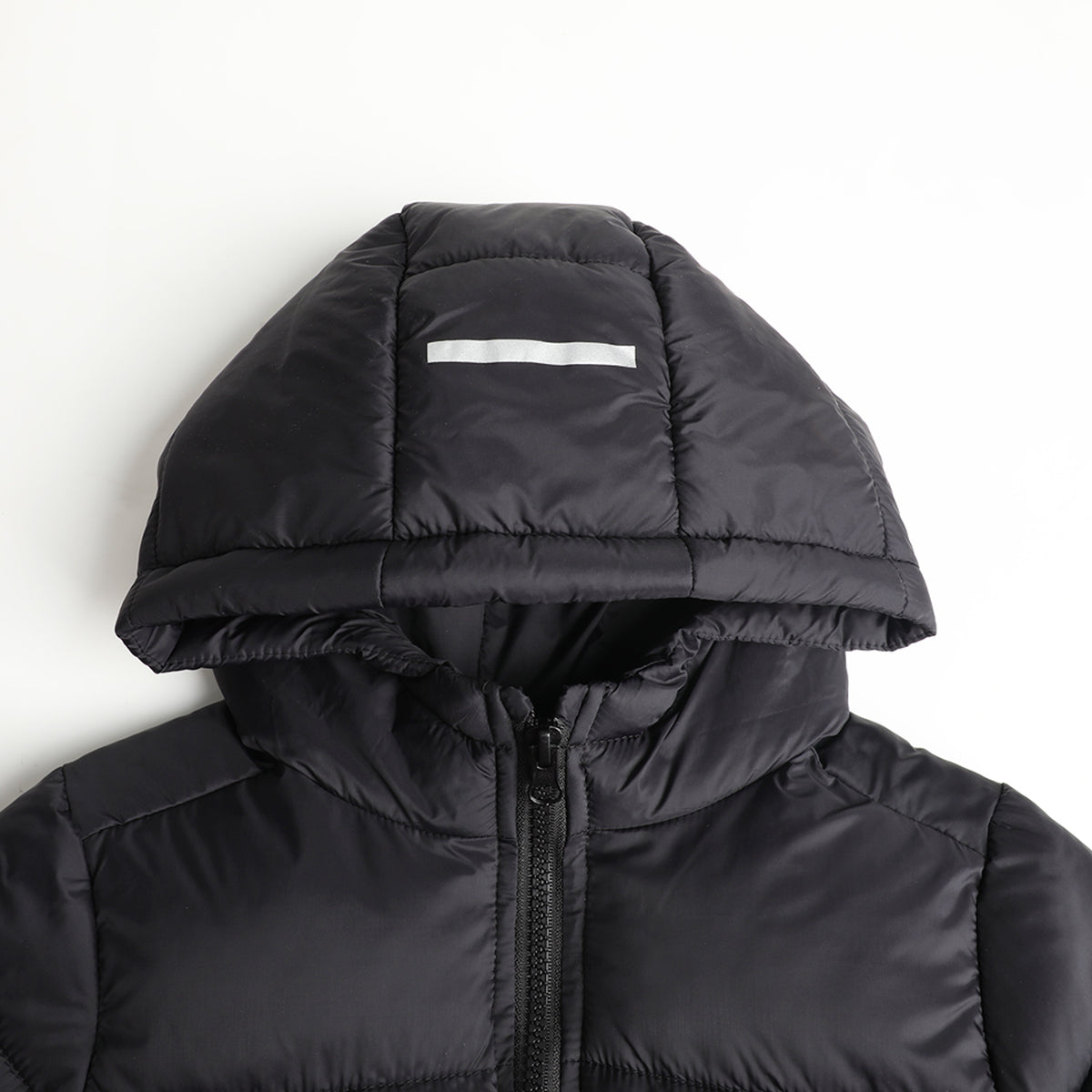 HILEELANG Kids Hooded Lightweight Puffer Jacket, ILEELANG Boys Girls Warm Quilted Winter Coat Dark Gray