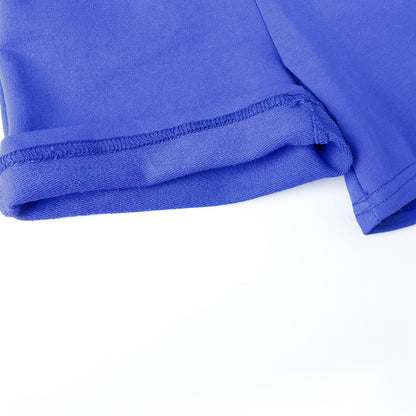 HILEELANG Toddler Boys' Cotton Shorts 3-Pack with Pockets, Grey/Green/Blue