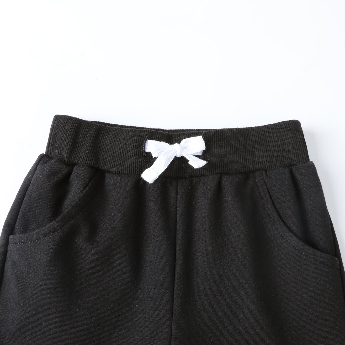 HILEELANG Toddler Boys' Cotton Shorts 3-Pack with Pockets, Grey/Black/Green